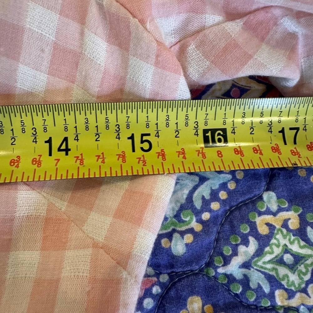 LPA Pink Gingham Mini‎ Dress Size XS Boho Indie Puff Sleeve Casual Cottagecore - Picture 8 of 10